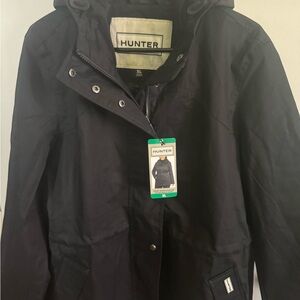 Hunter Classic Black Hooded Coat